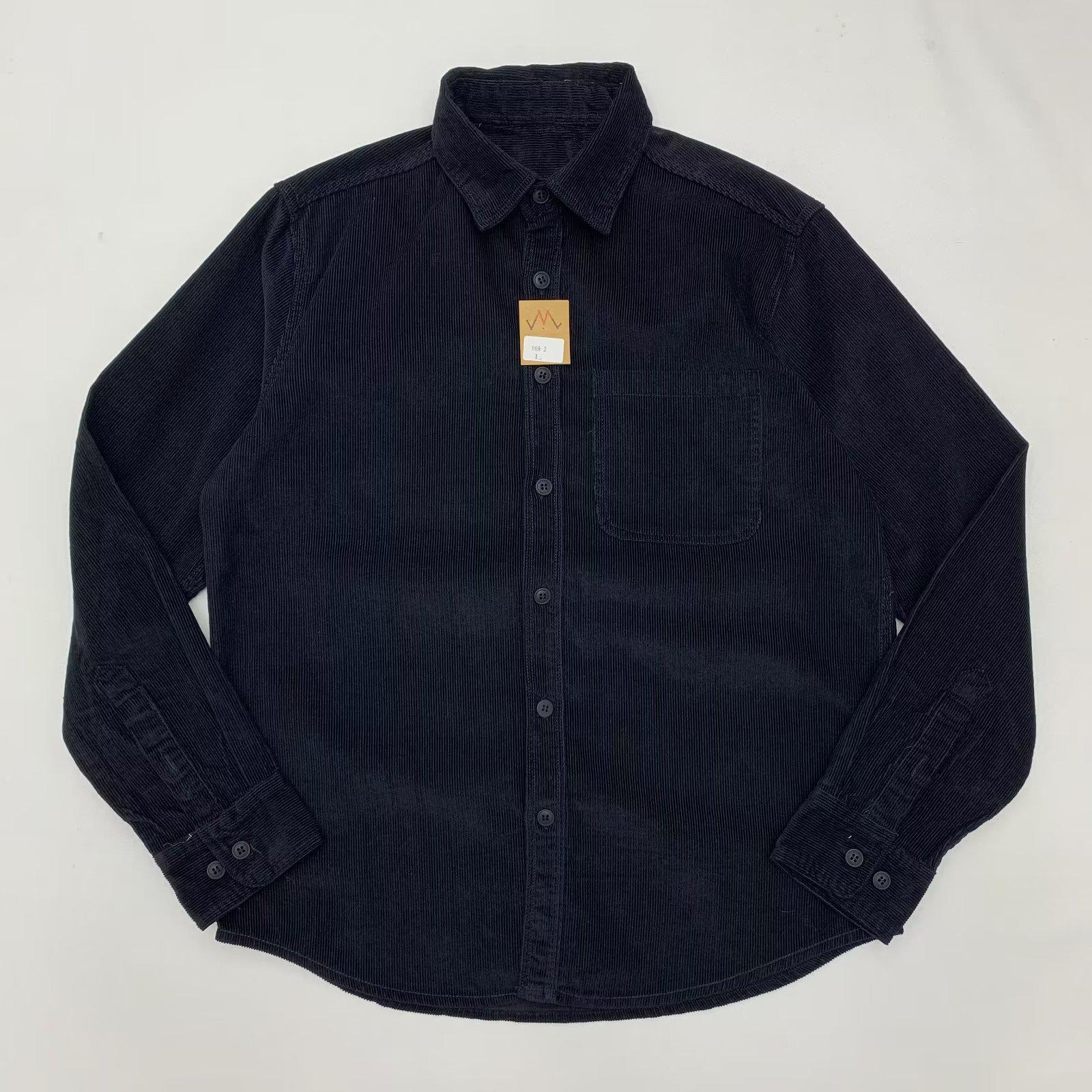 

Men s Heavyweight Corduroy Shirt Jacket - American Retro Workwear for Spring & Autumn M