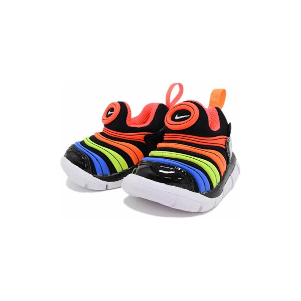 Nike Dynamo Free TD Toddler Unisex Black Red Blue Running Shoes 343938-018