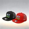 1/2PC Y2KSoccer 67 Flat Brim Trucker Hat, Melting Drip Gloves Print, Breathable Mesh, Sporty Aesthetic Cap