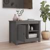 VidaXL Meuble TV Gris 70x36,5x52 cm Bois de pin massif 814581
