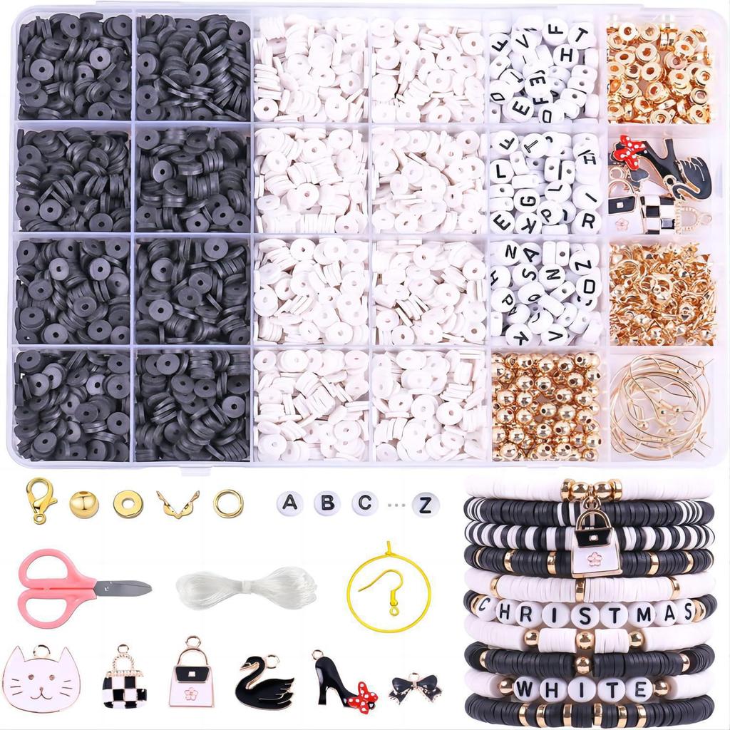 Cross-Border Polymer Clay Beading Set: DIY Bracelet Accessories & Loose Beads