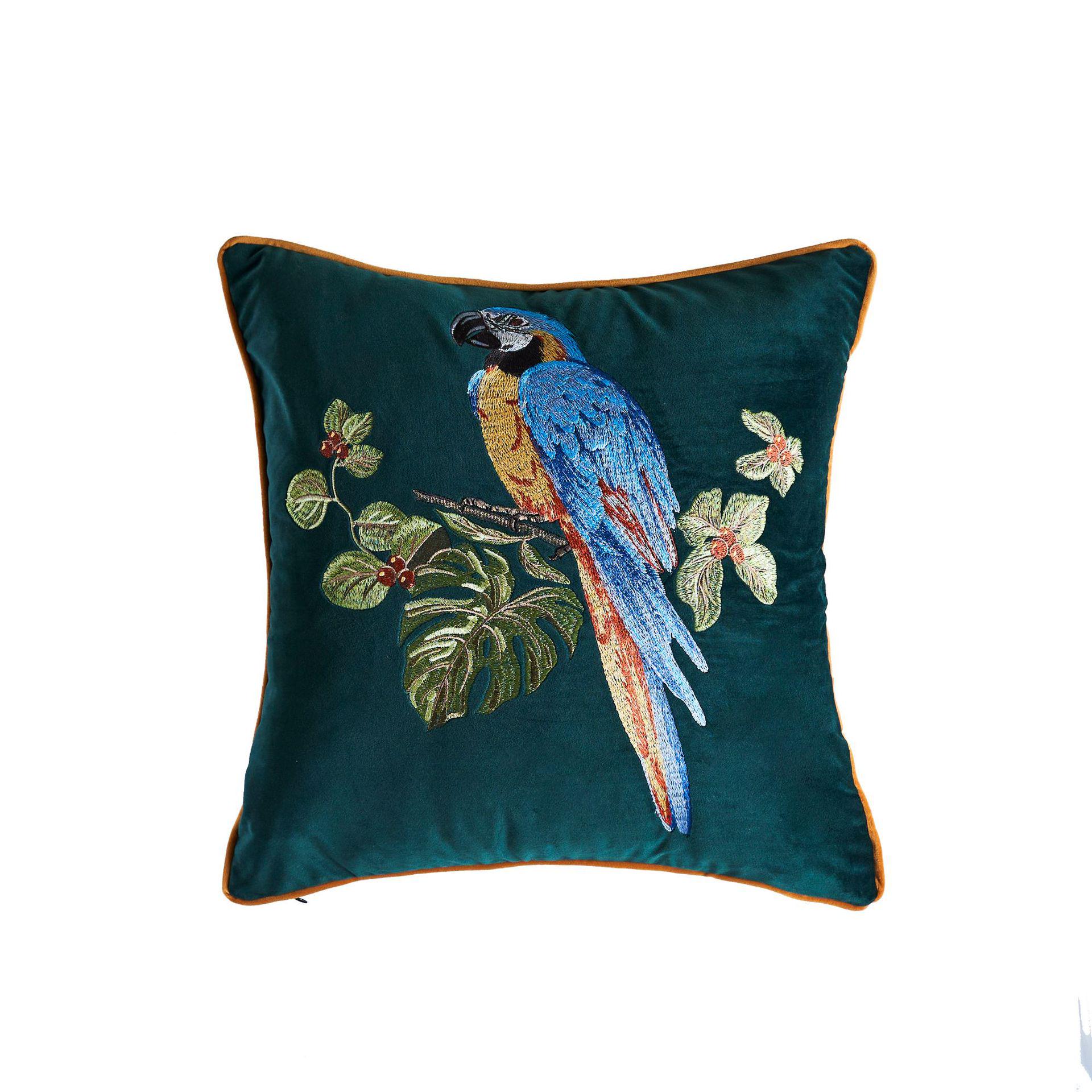 

Наволочка з вишивкою тварин в американському стилі: Офіс, Диван та Приліжкова Наволочка 45x45 cm (without pillow core)