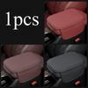Universal Car Armrest Mat Center Console Protector Cover Arm Rest Box Cushion With Pocket Auto Armrests Storage Box Cover Pad