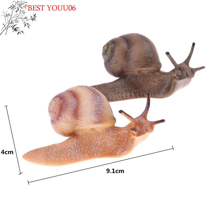 (YOUU06)Symulacyjny model zwierzęcia owada Mini zwierzęcy cykl wzrostu ślimaka Ornament