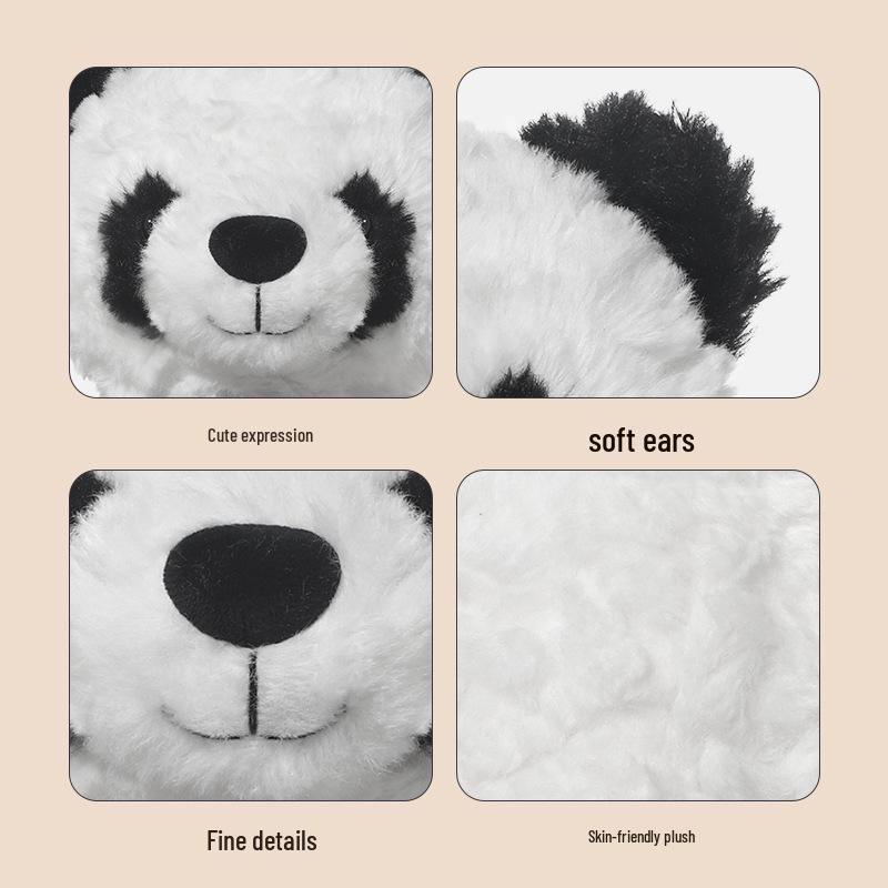 Ankara Panda Plush Toy - Soft Comfort Doll & Sleeping Pillow for Girls, Perfect Birthday Gift