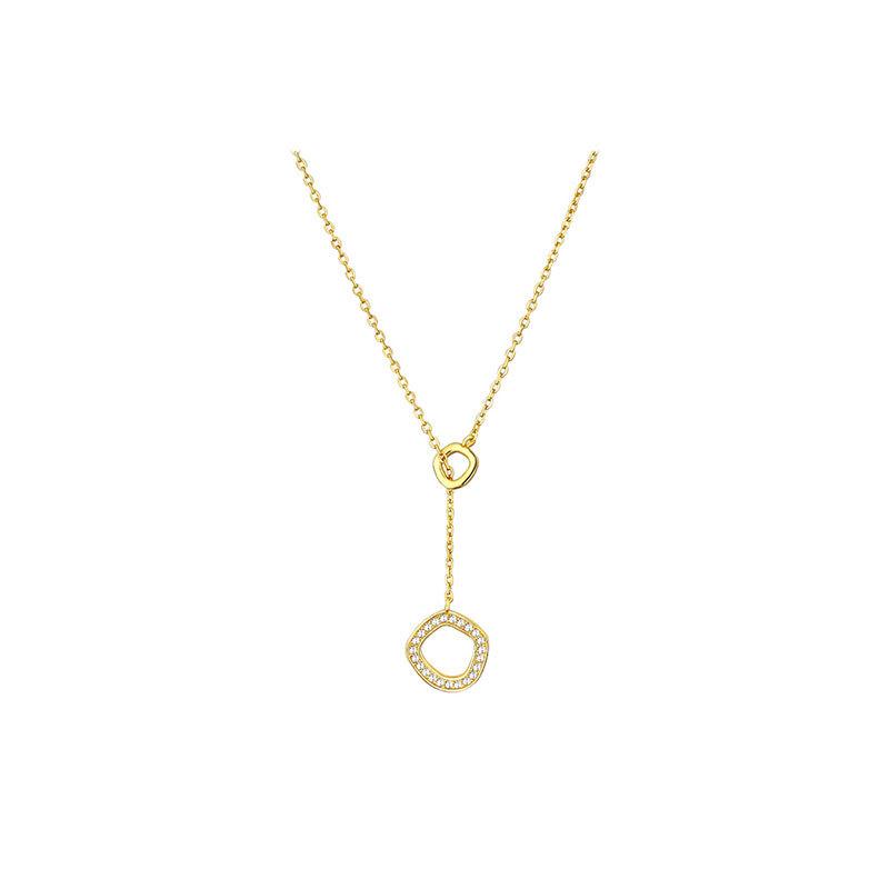 Light Luxury Necklace Autumn and Winter Long Sweater Chain for Women Niche Design Cold Style Collarbone Chain Personality