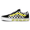 SpongeBob Kanciastoporty x Old Skool Off The Wall Buty Unisex Czarne Białe Żółte VN0A38G19EK