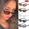 1/5pcs Fashion Cat Eye Sunglasses Women Small Oval Half Frame Design Sun Glasses Outdoor Sports Brand UV400 Lady Shades Eyewear