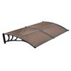 Awnings for Door Entrance, 38 x 78 in, Exterior Front Door Window Awnings with Drainage & Metal Bracket, Rain Snow Sun Protection, Overhang