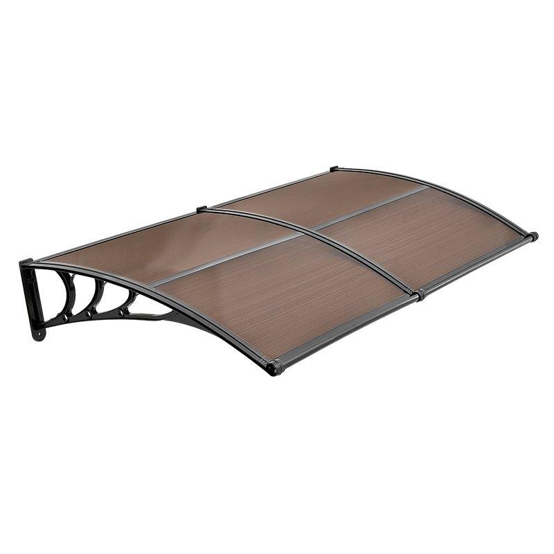 Awnings for Door Entrance, 38 x 78 in, Exterior Front Door Window Awnings with Drainage & Metal Bracket, Rain Snow Sun Protection, Overhang