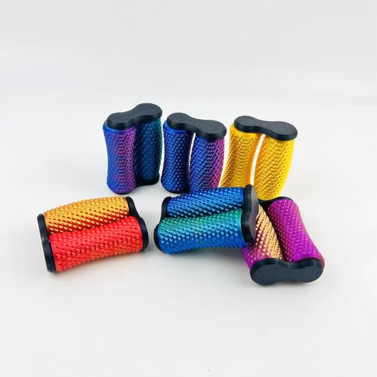 Spiky Grippie Stim Fidget Toy Portable Dual Roller Hand Massager Stress Relief Pain Stimming Tool Bumpy Roller Sensory Toy
