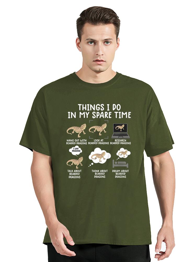 Funny Bearded Dragon T Shirt Graphic Cotton Tshirt Streetwear Short Sleeve Birthday Gifts Summer Style T-shirtunisex Clothing