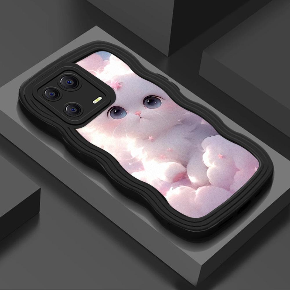 Mobile Phone Cases for iPhone 11 13 XR 15 Pro Max 12 14 Pro Max Case iPhone 16 7 Plus 8 Plus XS Max Big Wave Solid Color Cartoon Anti-drop Waterproof