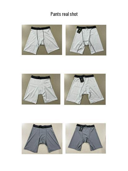 Men's Breathable Sweat-Wicking Compression Running Shorts for Outdoor Sports & Gym