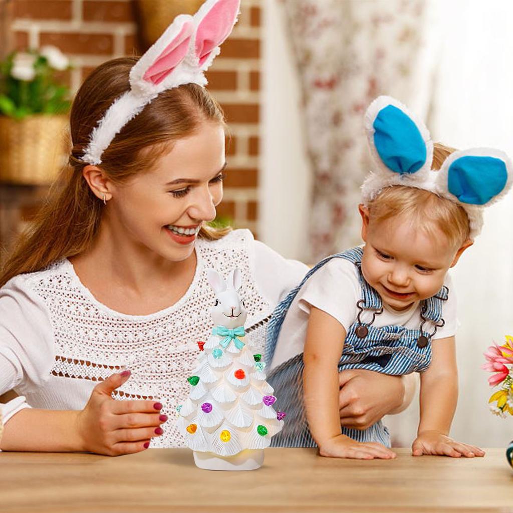 Bunny Tree Easter Decorations Are Suitable For Indoor Spring Tabletop Decorations