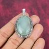 Aqua Chalcedon Handgefertigter Edelsteinschmuck, 925 Sterling Silber Anhänger Unikat Design Schmuck, Für Frauen