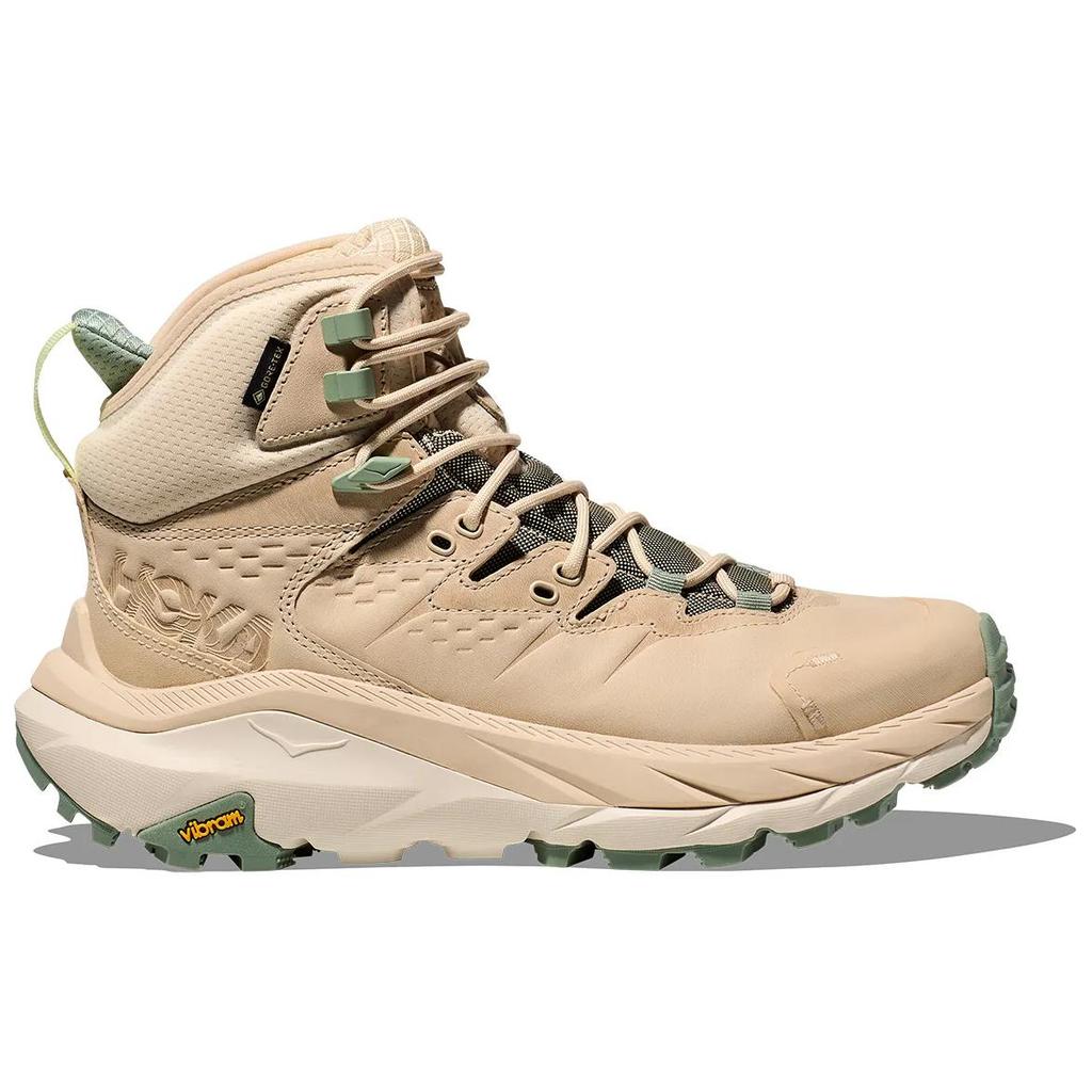 Hoka One One Kaha 2 Gtx Comfortable Non-Slip Durable Mid-Top Hiking Shoes Women Hiking Shoes Oak-White 1123156-OKLB