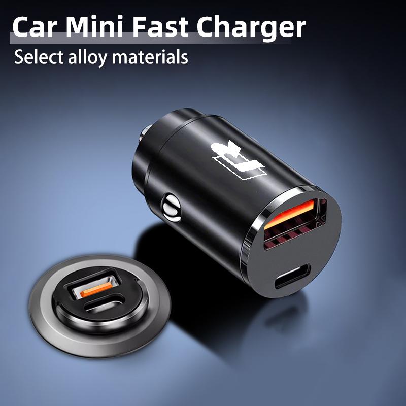 Mini Car Charger Fast Charging USB Type C Car Phone Charger For Volkswagen VW Golf Jetta Passat mk4 mk5 mk6 CC Golf 5 7 Tiguan zo5