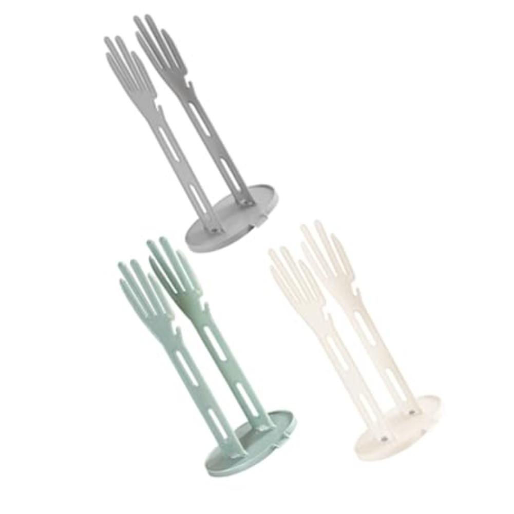 3er Set Küchenhandschuh-Trockenständer mit Abtropfschale - Platzsparender Organizer 34x16x13cm Küchenaufbewahrungs-Wandhalterständer zum Abtropfen