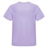 Girls Sports Top Quick Drying Fabric Solid Color Short Sleeve Round Neck Athletic Shirt