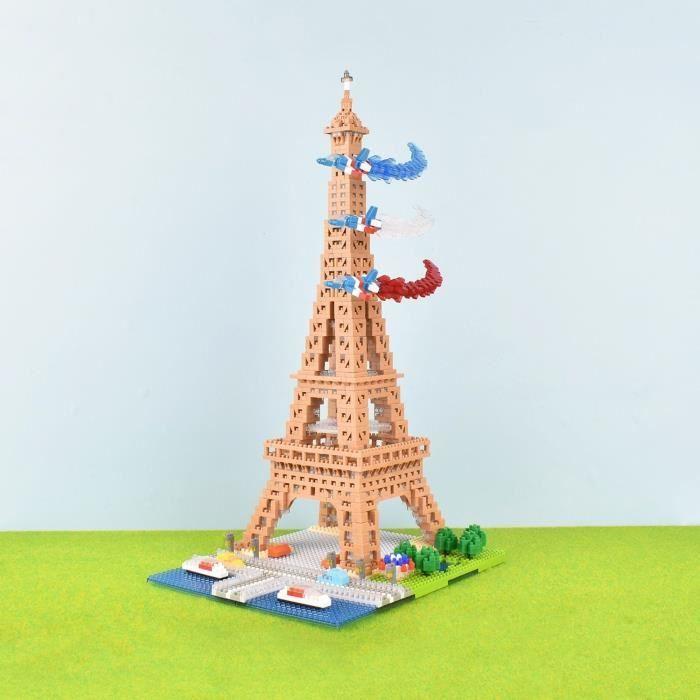 Mini-figurine en briques - BANDAI - NANOBLOCK - Tour Eiffel Deluxe - 2500 pcs