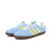 Adidas Originals SAMBA OG Textile, Synthetic Leather Low top Skateboard Shoes Unisex Blue Yellow B75806(Team354-)