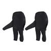1 Pair Heat Resistant Hair Gloves 3 Finger Hair Dye Gloves Professional Curling Wand Glove for Hair Styling