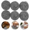 Pan Scrubber Stainless Steel Scrubber for Cleaning Dishes 6Pcs Set