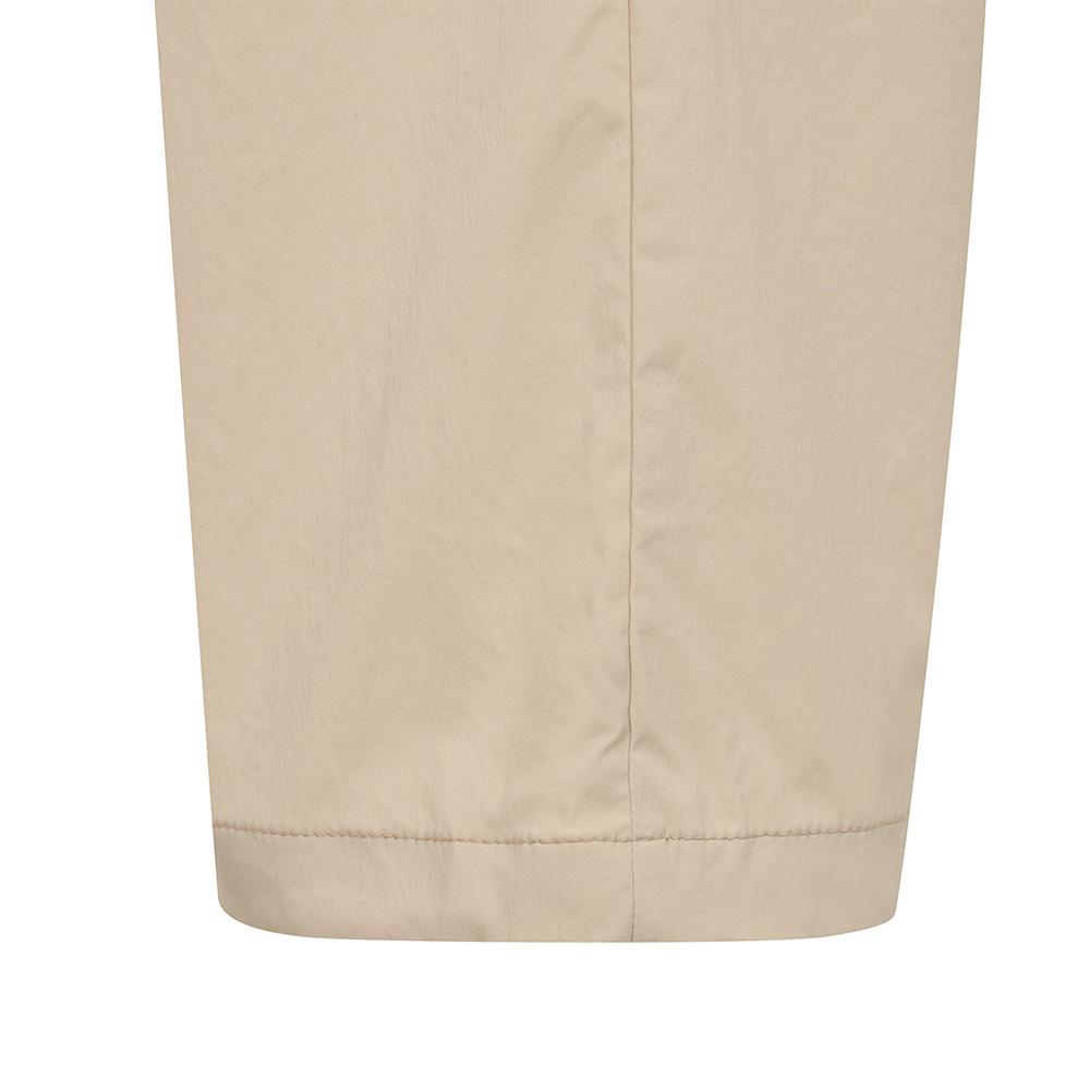MALBON GOLF Shirt-Style Loose Fit Jumpsuit Beige (Woman)