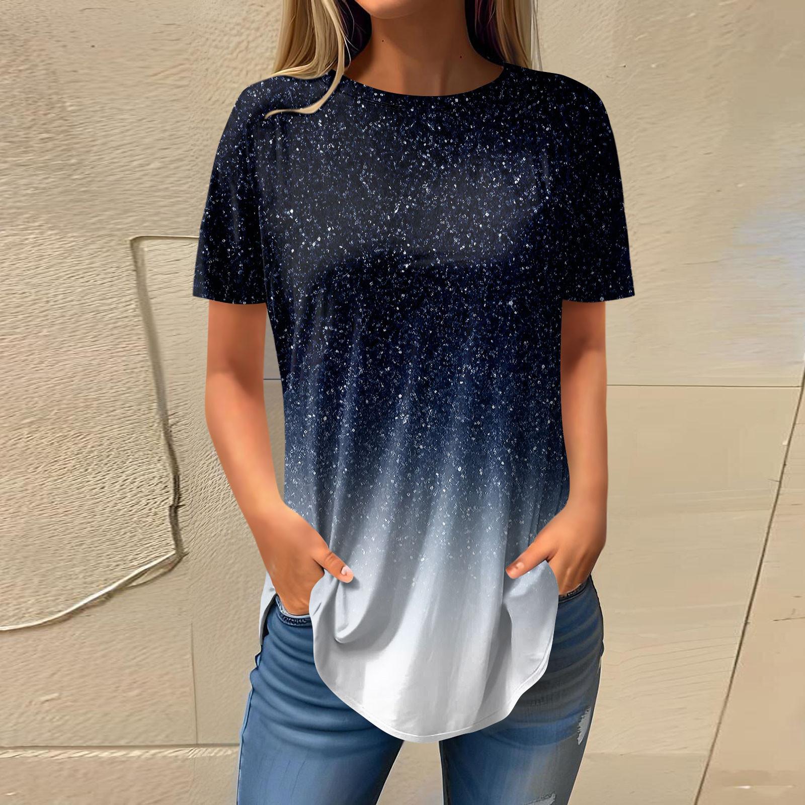 

Футболки для женщин, осенние повседневные рубашки с коротким рукавом, толстовка, топ, пуловер M