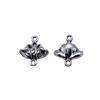 Filigree Diamond Shaped Connectors Ornate Multi Loop Links For Jewelry