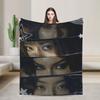 Katseye Kpop Flannel Blankets Winter  Soft Durable Bedding Throws for Children Outdoor Graphic Bedspread Sofa Bed Cover