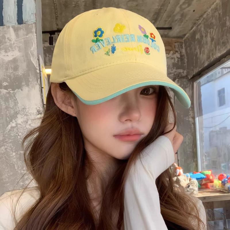Brand Cotton Embroidered Baseball Cap With Sunshade For Casual Outdoor Wear