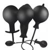 Aufblasbarer Analplug aus Silikon, riesiger Analexpander, Buttplug, Dilatator, G-Punkt-Stimulator, Prostatamassagegerät, Expansion, Sexspielzeug