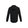 Under Armour Woven Series Pure Color Logo Hooded Windbreaker Jacket Men Black 1361612-001