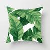 45*45 nordic tropical plam tree green cushion cover decorative pillowcase for sofa car pillow case Home Decoration