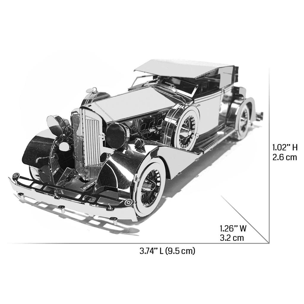 Puzzle Métal 3D pour Adultes: Kit de Modèle d'Ingénierie Automobile DIY
