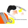 Soft Surface Head Strap Headband Replacement Fit for Quest3 VR Headset Band