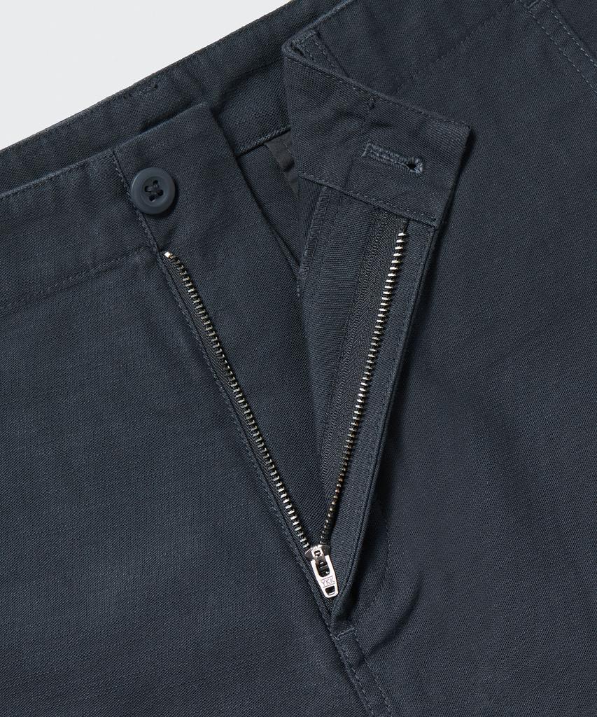 MUSINSA STANDARD Back Satin Officer Pants [Blue Grey]