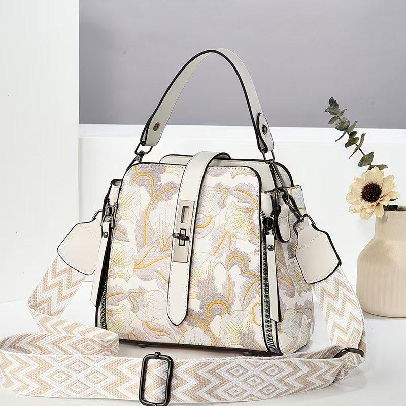 

Городская дизайнерская шикарная ручная сумка-ведро из мягкой полиуретановой кожи и подкладкой из полиэстера OffWhite