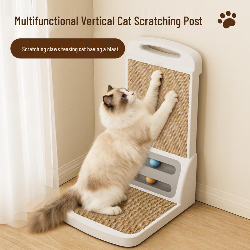 L-shaped Corrugated Cardboard Cat Scratcher