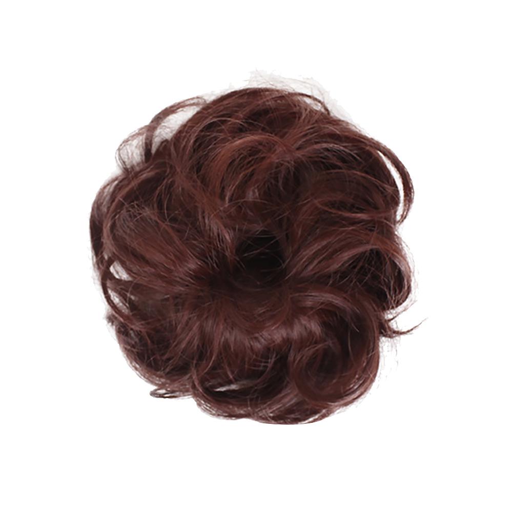 

Пышный пучок резинка темно-коричневого