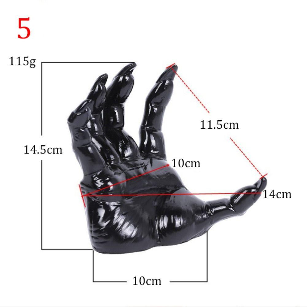 Trendy Creepy Halloween Scary Hand Wall Mounted Creative Halloween Decorations Gothic Wall Hanging for Indoor and Outdoor