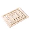 Elegant Beige Velvet Jewelry Display Tray Necklace Bracelet Earrings Ring Storage Viewing Trays Counter Jewellery Showcase Props