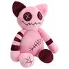Hallowen Zombie Cat Plush Toys Stuffed Animal Soft Toys Pink Kawaii Pink Fish Cat Cartoon Peripheral Toy Throw Pillow Home Decor