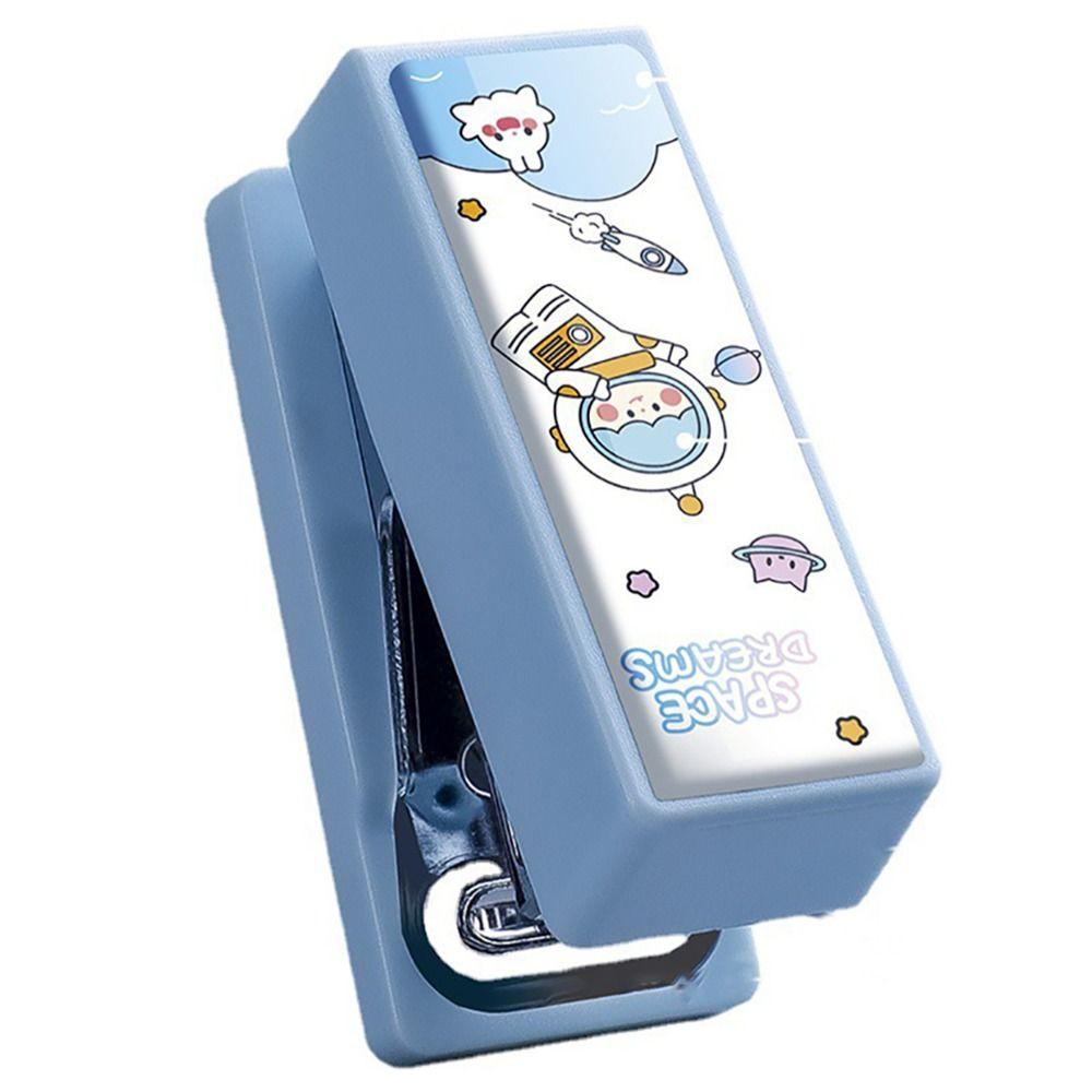 Stationery Cartoon Metal Stapler Set Metal Binding Tools New Mini Stapler