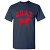 GOAT Greatest All Time New England - Football Sports Team Short Sleeve T Shirt