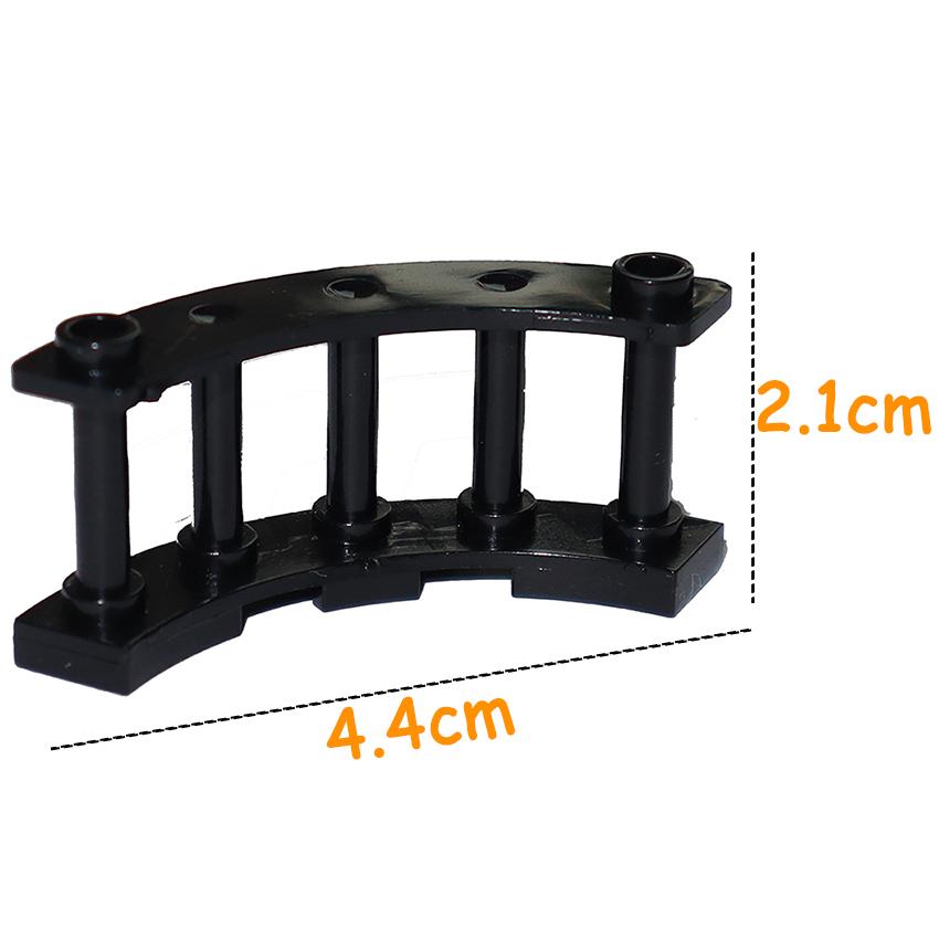 City Accessories Building Block MOC Part Fence Railing Stair Barrier Ladder Guard Bar Castle Garden Farm Assemble Brick 30056