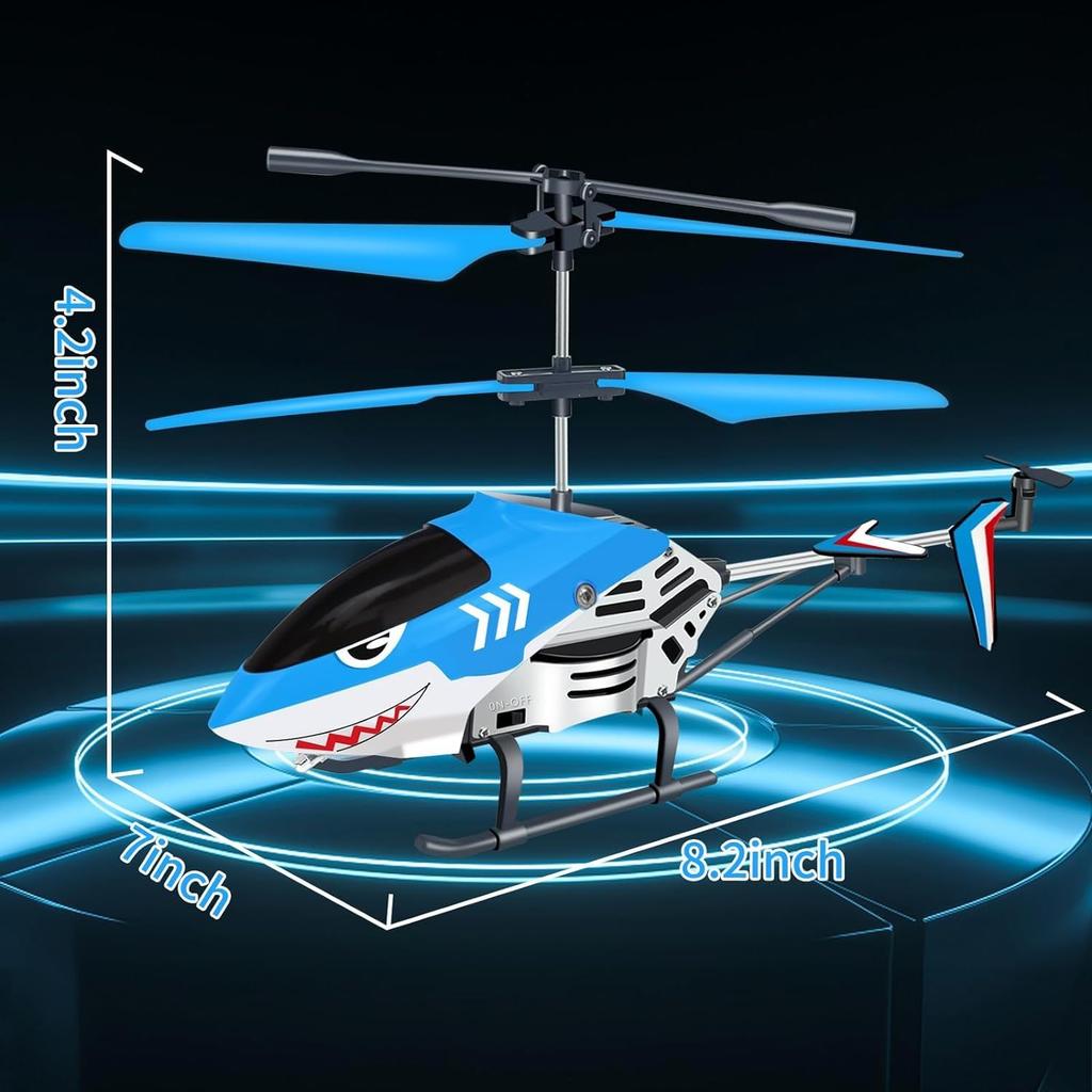 Remote Control Helicopter, Rc Helicopter Toys for Boys Age 6 7 8 9 10+ Year Old Birthday Gifts, Flying Toys 2.4GHz 3.5 Channel Remote Helicopter with