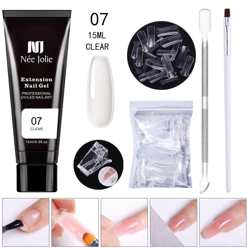 15ml Quick-Dry Cross-border Nail Extension UV Gel